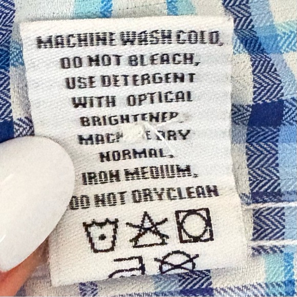 Psycho Bunny 100% Pima Cotton Button Down Shirt - Picture 7 of 8